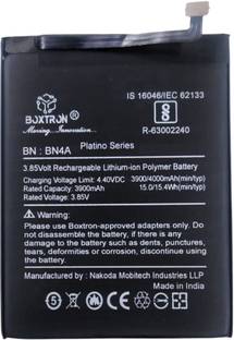 Boxtron Mobile Battery For  Original Xiaomi Redmi Note 7 Bn4a 4000 MAH Capacity Battery 3.85 V Lithium-Polymer 180 Days Replacement Warrenty