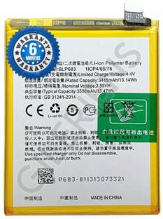 GILERINS Mobile Battery For  Oppo BLP683 Battery for Oppo K1 / A7X / A7S / F9 4+ 128G F9 PRO with 6 Month Warranty