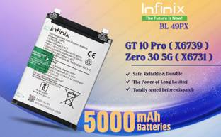 Infinix Mobile Battery For  BL 49PX Infinix GT 10 Pro( X6739 ) / Zero 30 5G( X6731 ) - 5000 Mah