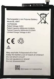 RAPPER Mobile Battery For  Tecno Spark 6 (BL-49HT) 100% Original Battery