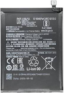 Safa Mobile Battery For  Redmi Note 8 - 4000MAh