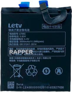 RAPPER Mobile Battery For  LeTV Le 1S X500 LT55C {3000mAH}