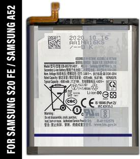 Safa Mobile Battery For  Samsung Galaxy S20 FE / Samsung Galaxy A52 - 4500MAh