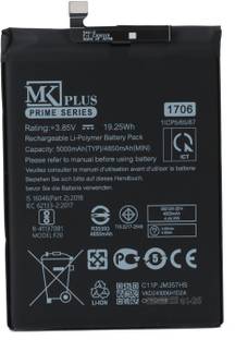 MK Plus Mobile Battery For  ASUS ASUS ZENFONE MAX PRO M1/MAX PRO M2/C11P1706 With 6 Months Warranty