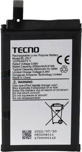 Tecno Mobile Battery For  BL 25LT Tecno Phantom V fold AD10-2550 mAh