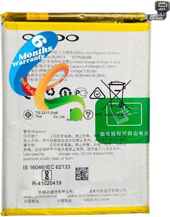 Facelift Mobile Battery For  Oppo A12, A7, A5, A11k, A5S, A3S,C1, 2 With 6 Months Warranty