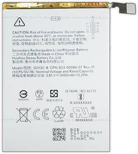 Safa Mobile Battery For  Google Pixel 3 XL - 3430MAh