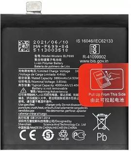 CaseTrendz Mobile Battery For  OnePlus 7 pro (BLP699) 4000 mAh