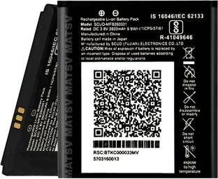 MATSV Mobile Battery For  Jio JMR541 / JMR540 / JMR520 / JMR1140 / Fi3 / Fi4 4G Router / Jiofi / 2600mAh