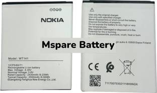 Mspare Mobile Battery For  Nokia C1 2nd Edition | Model WT141 {2500mAH}
