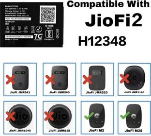 AEV Mobile Battery For  JIO Fi2 II H12348 II M2s Hotspot II M2 Router II 2300mAh