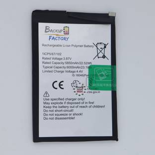 Backup Factory Mobile Battery For  Infinix Hot 10 Play , X688C , X688B , MZ-Infinix X688C