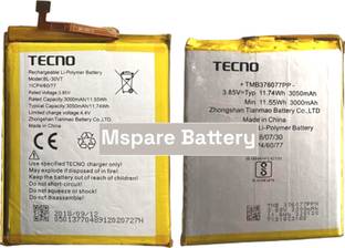 Mspare Mobile Battery For  Tecno IN-1 | Model BL-30VT {3050mAH}