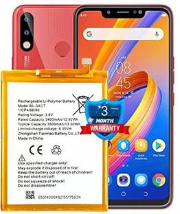 THE BATTERY STORE Mobile Battery For  Tecno Camon i4 / Camon -iSky3 / KB3 / CB7 / CB7J / KB7 / KB7J / BL-34CT / BL34CT Original BL34CT Battery with 3 month warranty and high capacity backup.