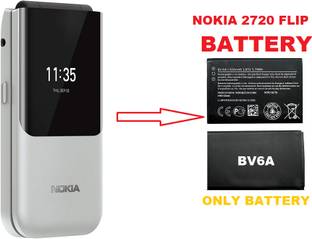 BKN Mobile Battery For  NOKIA QUALITY CHECKED ORIGNAL NOKIA 2720 FLIP MOBILE BATTERY (BV6A) 1500 MAH