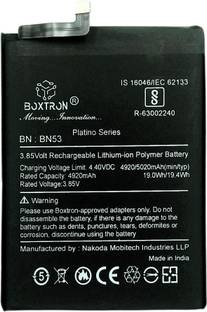 Boxtron Mobile Battery For  Original Xiaomi Poco M2 Pro, Redmi Note 10 Pro, Redmi Note 10 Pro Max, MI Note 9 Pro, MI Note 9 Pro Max(Li-Polymer, 3.87 V, 5020 mAh, Original)