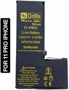 orlife Mobile Battery For  iPhone 11Pro 3046mAh (1 Year Replacement Warranty)