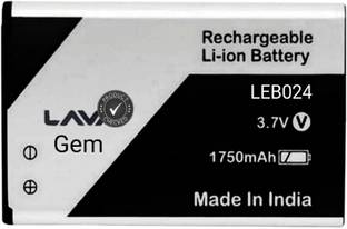 MATSV Mobile Battery For  Lava Gem / LEB024 / 1750mAh