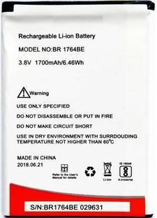 GIFFEN Mobile Battery For  INTEX Aqua 4G Strong ( BR1764BE )