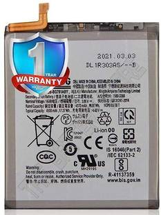 THE BATTERY STORE Mobile Battery For  Samsung Samsung Galaxy S20 / A52s SM-A525F G780F G781B Battery with 1 Year Warranty