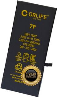 orlife Mobile Battery For  iPhone 7 Plus 1 Year Replacement Warranty