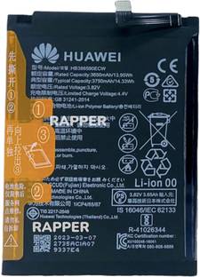 RAPPER Mobile Battery For  Huawei Honor 8X/honor 9x Lite HB386590 (3750mAH)