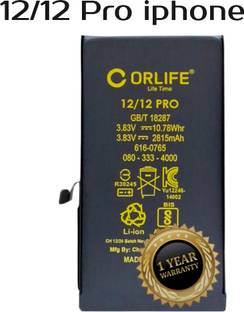 orlife Mobile Battery For  iPhone 12 / 12 Pro (1 Year Replacement Warranty)