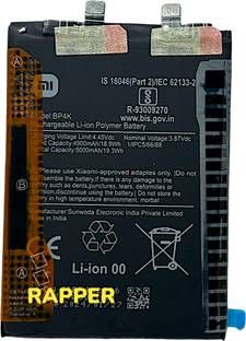 RAPPER Mobile Battery For  MI Redmi Note 12 Pro (5G/4G) / Note 12T / POCO X5 Pro 5G / Poco F5