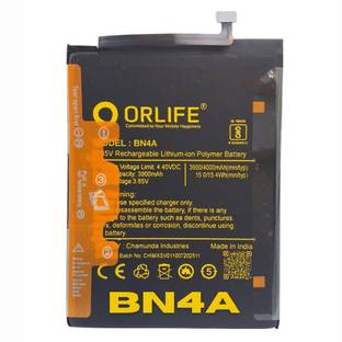 orlife Mobile Battery For  Redmi Note 7 Pro | Note 7 | Note 7S | BN4A ( 1 Year Replacement Warranty )