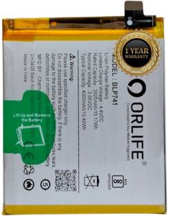 orlife Mobile Battery For  Realme X2 XT RMX1992, RMX1993, RMX1991, BLP741 (1 Year Replacement Warranty )