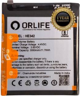 orlife Mobile Battery For  Nokia 5.1 Plus ,HE342 (1 Year Replacement Warranty)