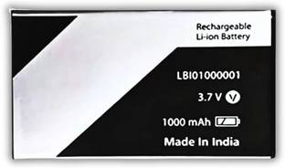 plugkit Mobile Battery For  LAVA A1 JOSH BOL::LAVA A1 VIBE 2025::LAVA A1 2025::LAVA A5 2023