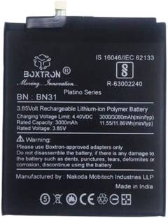 Boxtron Mobile Battery For  Original Xiaomi Mi 5X Mi A1 Redmi Note 5A Mi Redmi Y1 Redmi