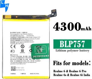 NEW Mobile Battery For  Oppo Realme 6 Pro Realme6 6S 6i BLP757