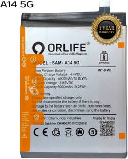 orlife Mobile Battery For  Samsung Galaxy A14-5G EB‑BA146ABY |A14 5G ( 1 Year Replacement Warranty )