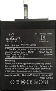 Boxtron Mobile Battery For  Original Redmi Mi 4A (BN30) 3120 Mah Battery 3.85V, 180 Days Replacement Warranty