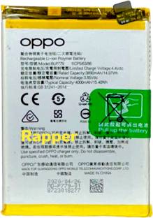 RAPPER Mobile Battery For  Oppo A92s, A93, F17 Pro, Reno 4Z, Reno 4 Lite {4000mAH}