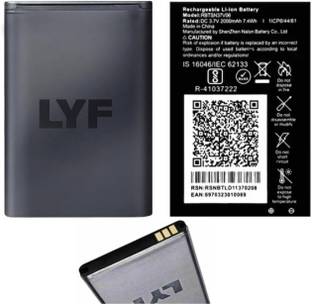 Wokia-Electronics Company Mobile Battery For  Compatible LYF Jio Keypad TB20F,RE20F,F20B,F20C,F61F,F61,F220B,F101K,F90M,F120B,F50Y,F81E)-2000mAh