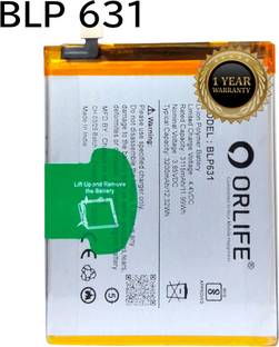 orlife Mobile Battery For  Oppo F3, F5, A77, F5 Youth, BLP631 (1 Year Replacement Warranty )