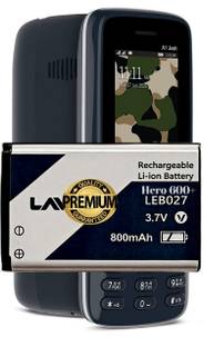 VEHUB Mobile Battery For  Compatible Lava Hero 600+ II Leb027 II 800mAh(Premium Quality)