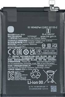 Safa Mobile Battery For  Redmi Note 10T 5G - 5000MAh