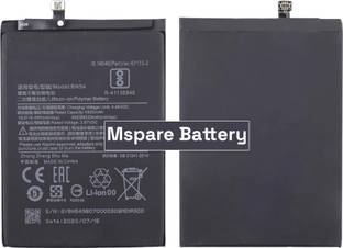 Mspare Mobile Battery For  Xiaomi Note 9 / Note 10x 4G / Redmi 10X 5G / Redmi 10x pro 5G | Model BN54 {5020mAH}