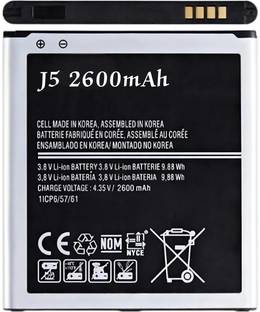 TokTon Mobile Battery For  Compatible Samsung Galaxy J5 2600mAh Full Backup