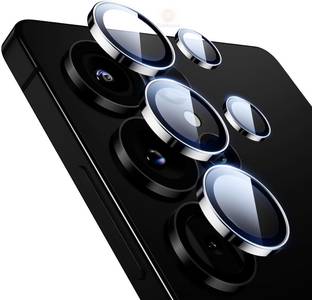 MZKART Back Camera Lens Ring Guard Protector for Samsung Galaxy S25 Ultra Titanium Silver