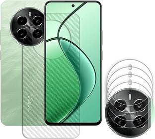 ARBAN Back Camera Lens Glass Protector for Realme P1 5G (CAMERA LENS PROTECTOR WITH 1 BACK CARBON FIBER SKIN)