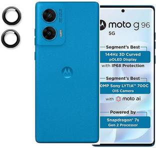 RESOLUTE Back Camera Lens Glass Protector for MOTOROLA MOTO G96 5G BLACK CAMERA RING CAMERA LENS PROT...