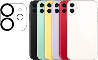 CHICCASA Back Camera Lens Glass Protector, Camera Lens Ring Guard Protector for iPhone 11