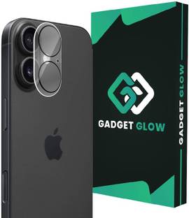 Gadget Glow Back Camera Lens Glass Protector for iPhone 16, Apple iPhone 16, Crystal Clear Camera Lens