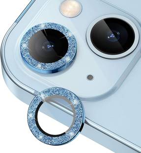 ELEF Back Camera Lens Ring Guard Protector for iPhone 14 Plus Sparkle Camera Lens Protector Ring