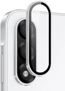 Flipkart SmartBuy Back Camera Lens Glass Protector for OnePlus Nord 5-360°Full Coverage, Metal Frame + 9H Glass Camera Protector Silver